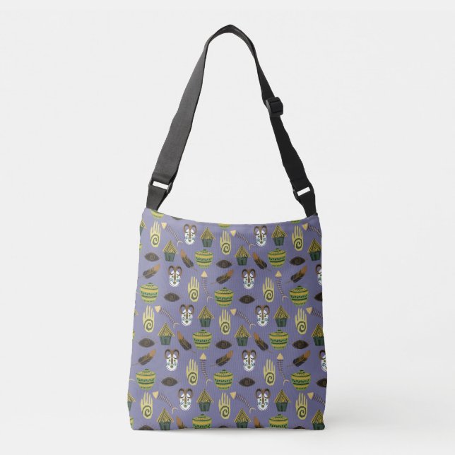 Colorful Uneven Pattern Crossbody Bag (Front)