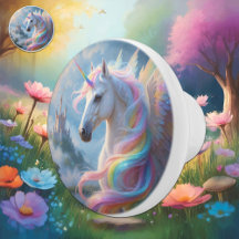 Colorful Unicorn and Castle