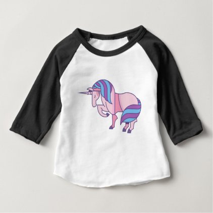 Colorful Unicorn Baby T-Shirt