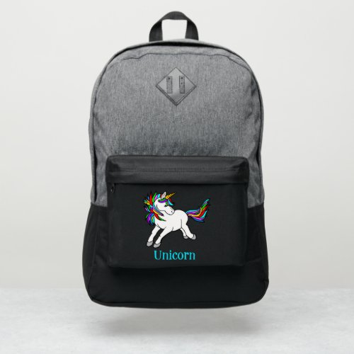 Colorful Unicorn Design Backpack