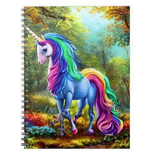 Colorful Unicorn Horse-46567 Notebook