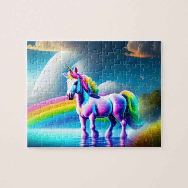 Colorful Unicorn Jigsaw Puzzle (Horizontal)