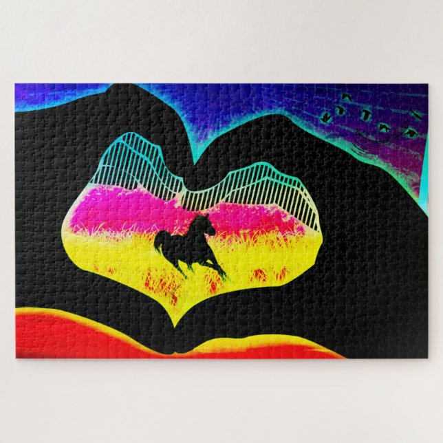 Colorful Unicorn Jigsaw Puzzle (Horizontal)