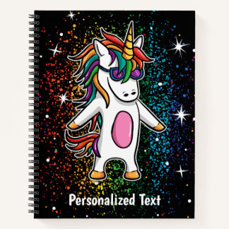 Colorful Unicorn Magic Notebook