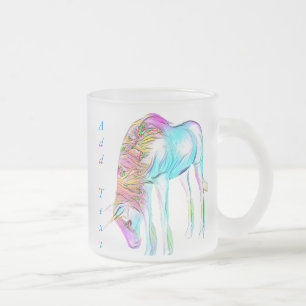 colorful unicorn mug