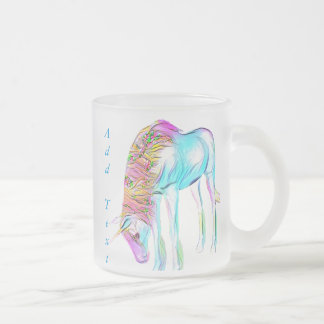 colorful unicorn mug