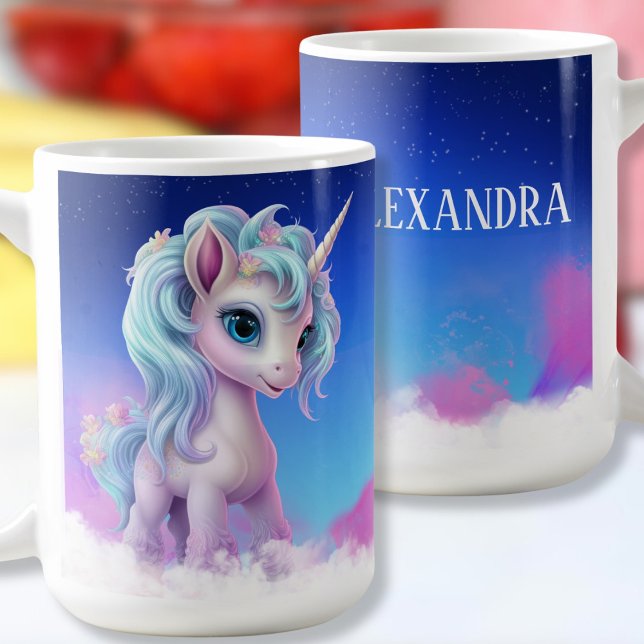 Colorful Unicorn Name Mug (Creator Uploaded)