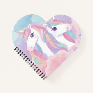 Colorful Unicorn Notebook Cute Magical Journal