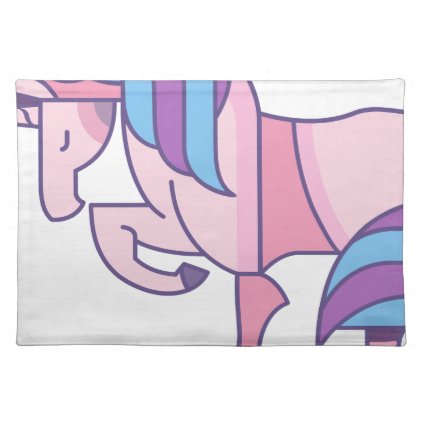 Colorful Unicorn Placemat