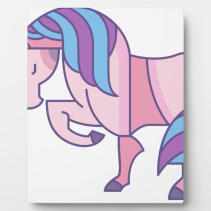 Colorful Unicorn Plaque