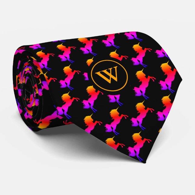 Colorful | UNICORN plus | MONOGRAM Neck Tie (Rolled)