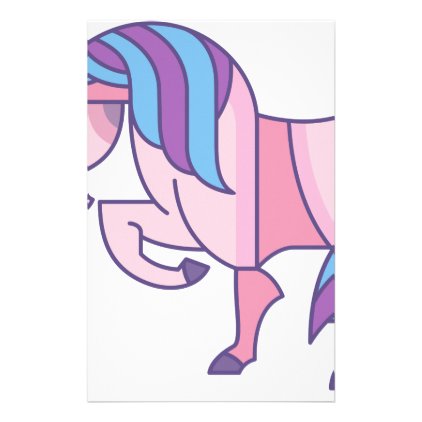 Colorful Unicorn Stationery