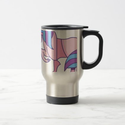 Colorful Unicorn Travel Mug