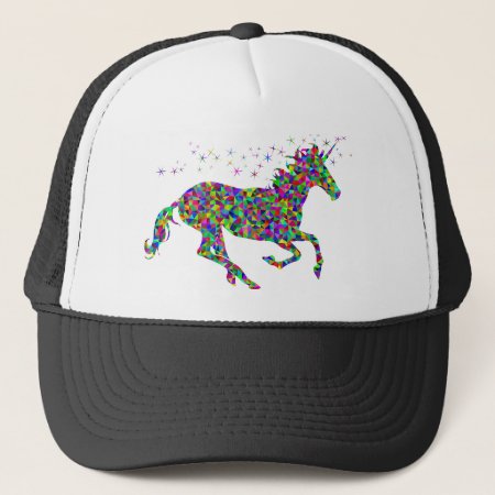 Colorful Unicorn Trucker Hat