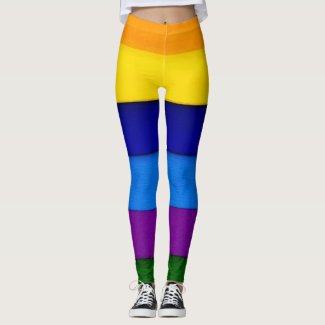 Colorful Unique Retro Style Leg Warmers Leggings