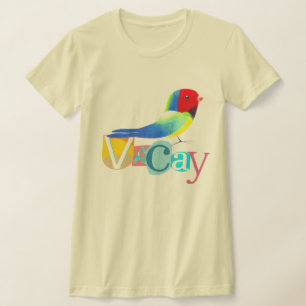 Colorful Unique Retro Vacay Mode T-Shirt