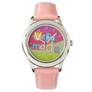 Colorful Unique Retro Vacay Mode Watch
