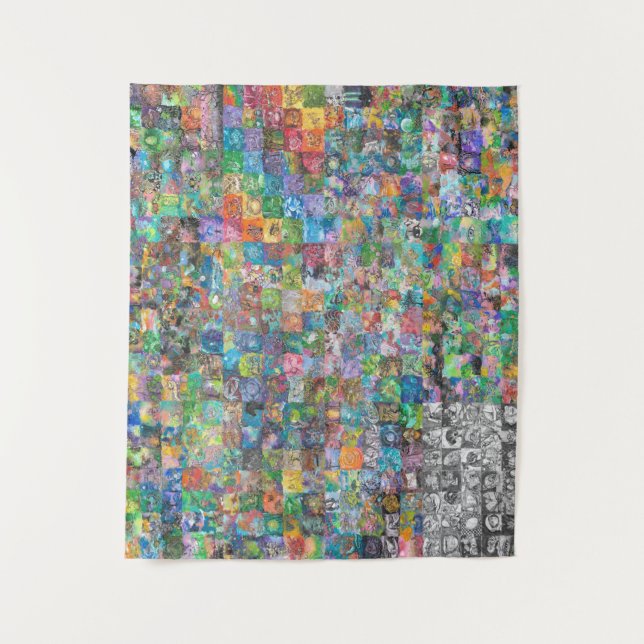 Colorful Unique Tapestry 2021 Paintgazing Calendar (Front)