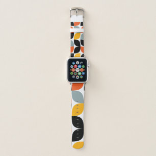 Colorful, unique, trendy, urban leaf concept apple watch band