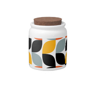 Colorful, unique, trendy, urban leaf concept candy jar
