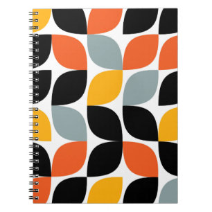 Colorful, unique, trendy, urban leaf concept notebook