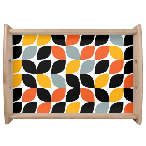 Colorful unique trendy urban leaf concept serving tray