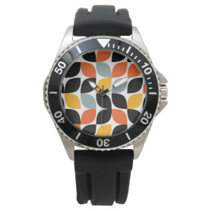 Colorful, unique, trendy, urban leaf concept watch