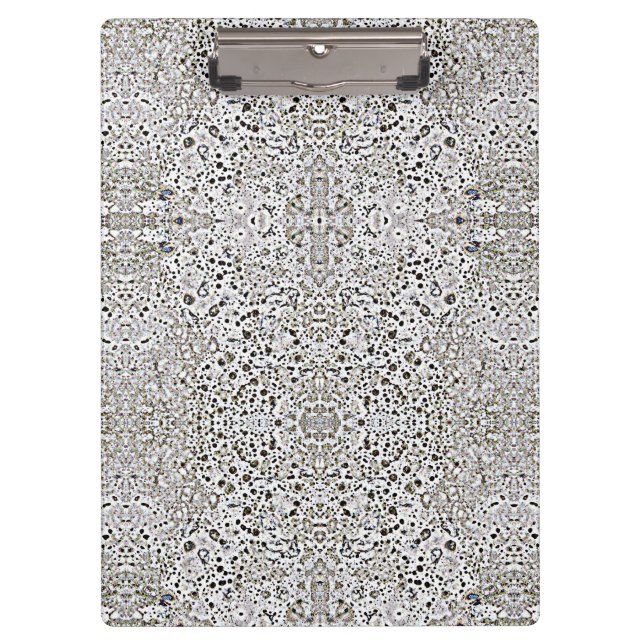 Colorful Universe Galaxy Stars Shining Pattern Clipboard (Front)