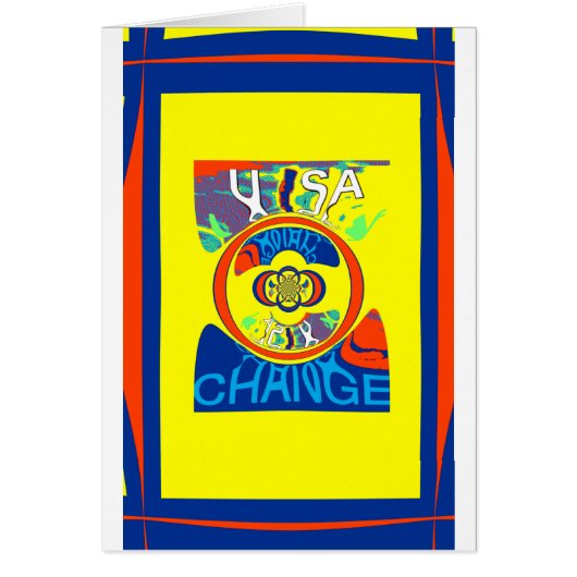 Colorful USA Change: A Festive Design (Front)