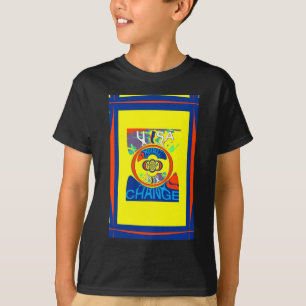 Colorful USA Change: A Festive Design T-Shirt