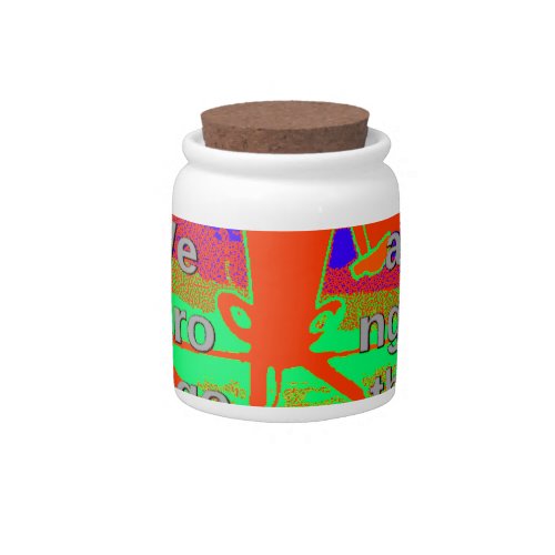 Colorful USA Hillary Hope We Are Stronger Together Candy Jar