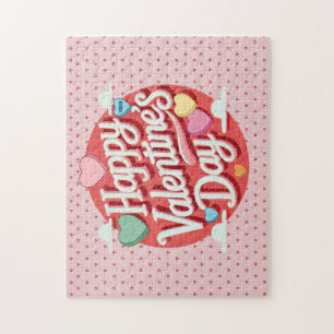 Colorful Valentine's day heart Jigsaw Puzzle