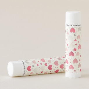 Colorful Valentine's day heart Lip Balm