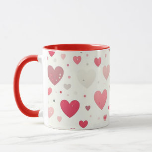 Colorful Valentine's day heart Mug
