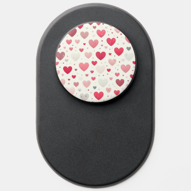Colorful Valentine's day heart PopSocket (Popsocket)