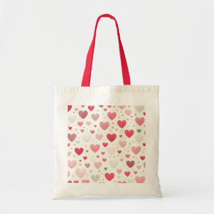Colorful Valentine's day heart Tote Bag