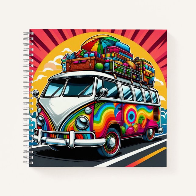 Colorful van notebook! notebook (Front)