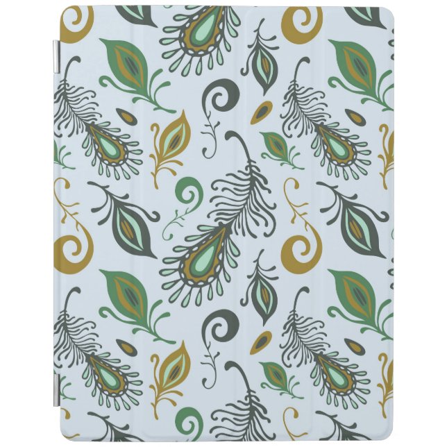 Colorful Various Feathers iPad Smart Cover (Front)