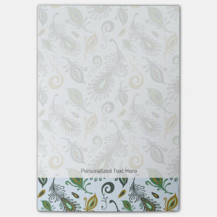 Colorful Various Feathers Post-it Notes