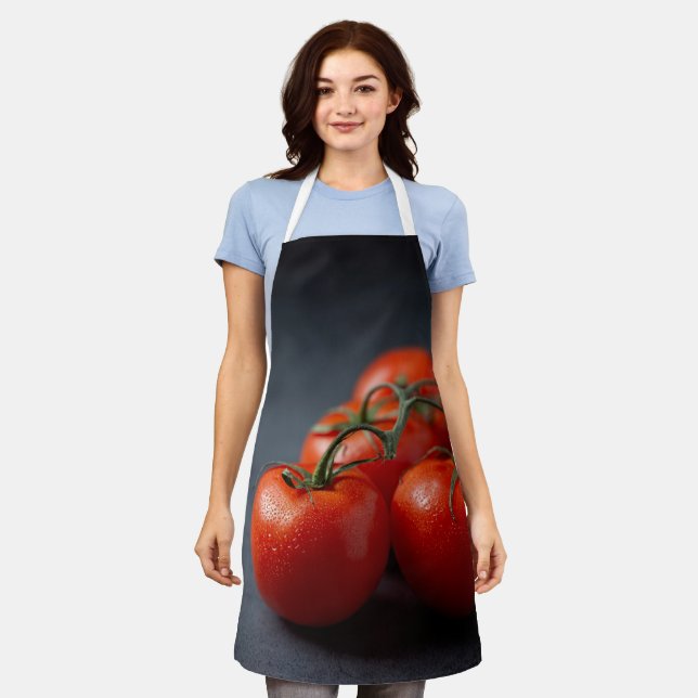Colorful Vegetables Apron (Worn)