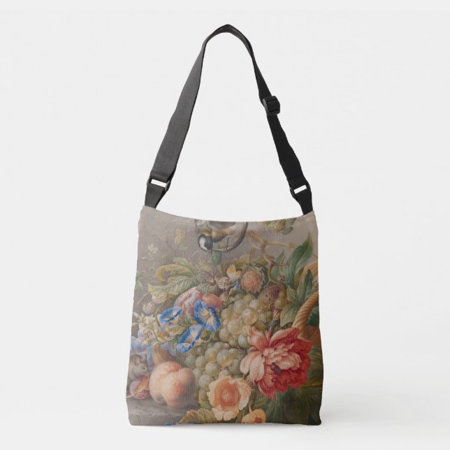 Colorful Vegetables Crossbody Bag (Front)