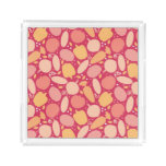 Colorful vegetables pattern acrylic tray