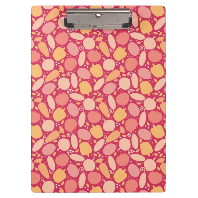 Colorful vegetables pattern clipboard (Front)