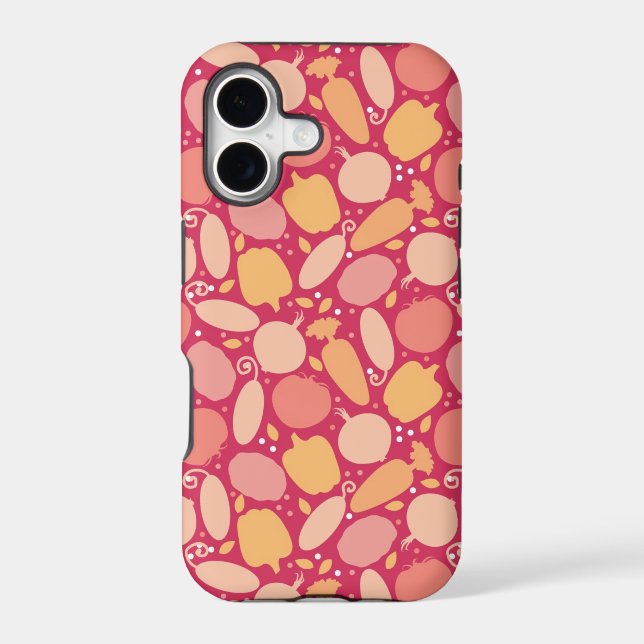 Colorful vegetables pattern iphone case (Back)