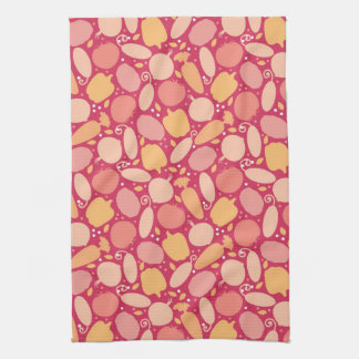 Colorful vegetables pattern kitchen towel