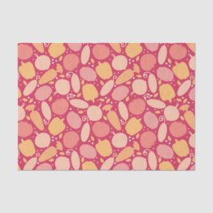 Colorful vegetables pattern tissue paper