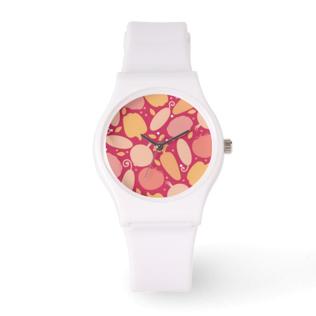 Colorful vegetables pattern watch (Front)