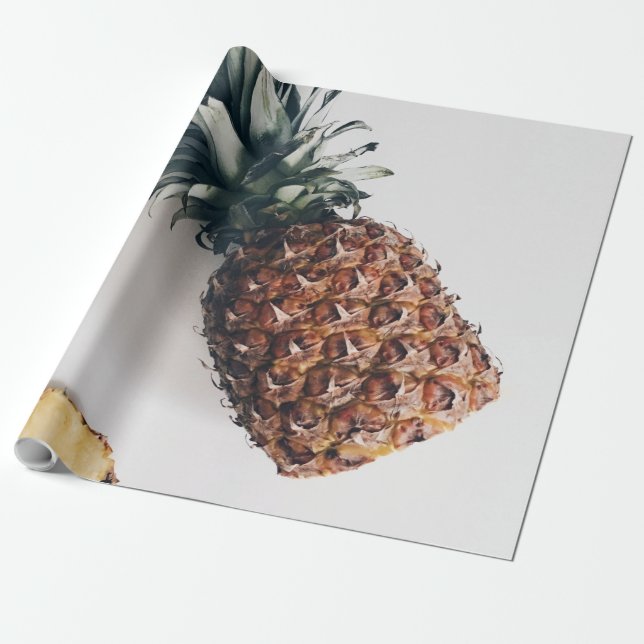 Colorful Vegetables Wrapping Paper (Unrolled)