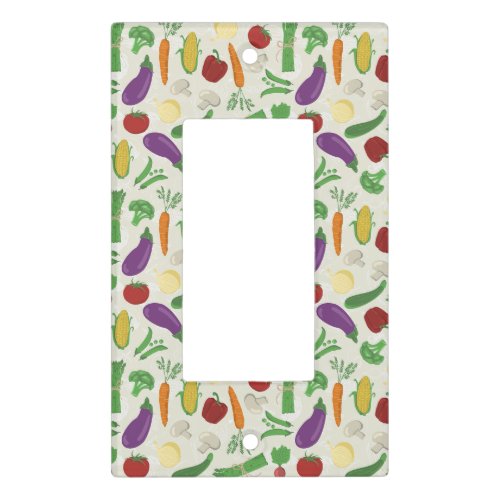 Colorful Veggies Light Switch Cover