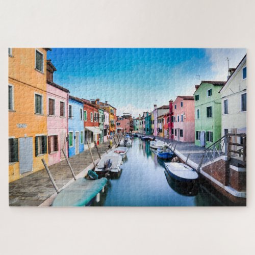 Colorful Veneto Italy scenic large 1024 Jigsaw Puzzle